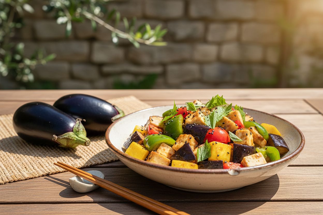 Ratatouille japonaise (version twist) terminé