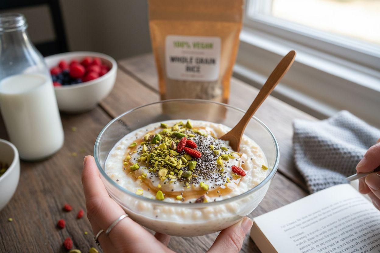Riz lait vegan terminé