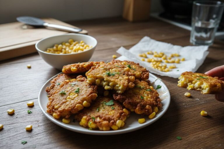 Recette beignets de maïs croustillants et moelleux Apéritif facile