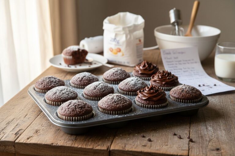 Recette cupcakes chocolat moelleux et gourmands facile à faire