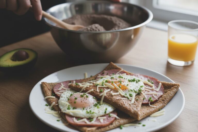 Galettes de sarrasin oeuf fromage végétal Recette complète et protéinée