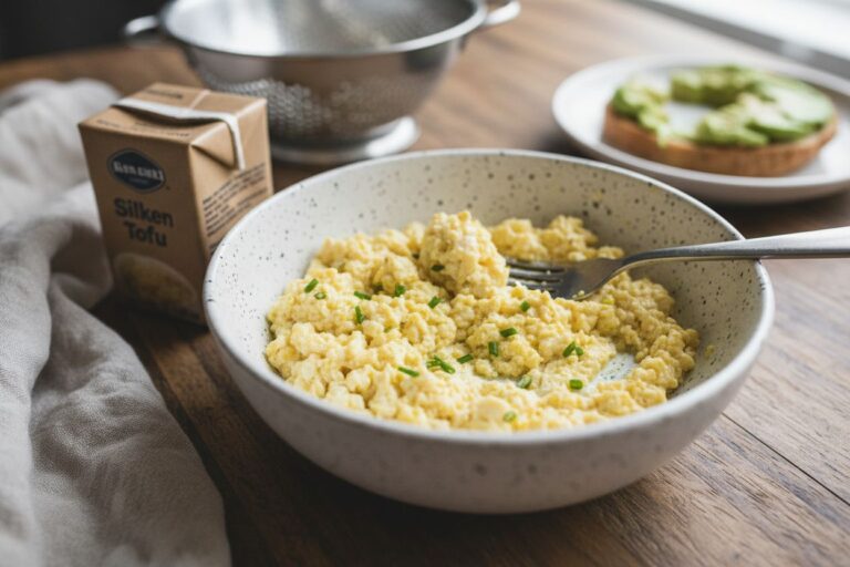 Tofu brouillé végétal Recette crémeuse brunch protéiné express