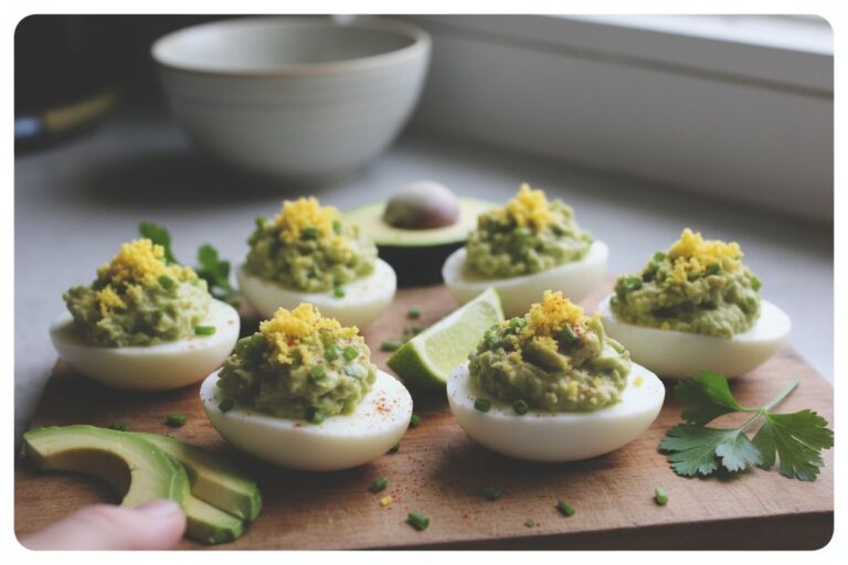 Œufs mimosa à l'avocat La recette végétarienne et gourmande