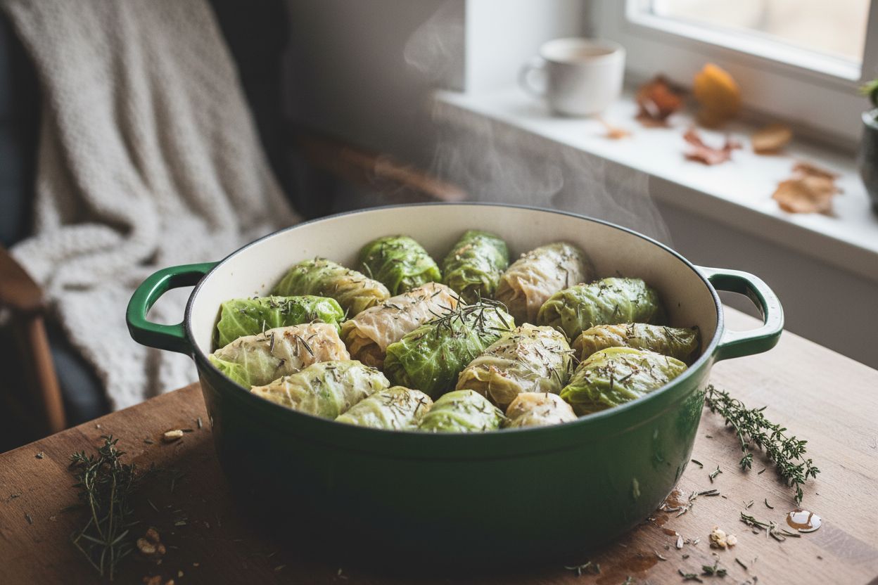 Choux farcis végétariens