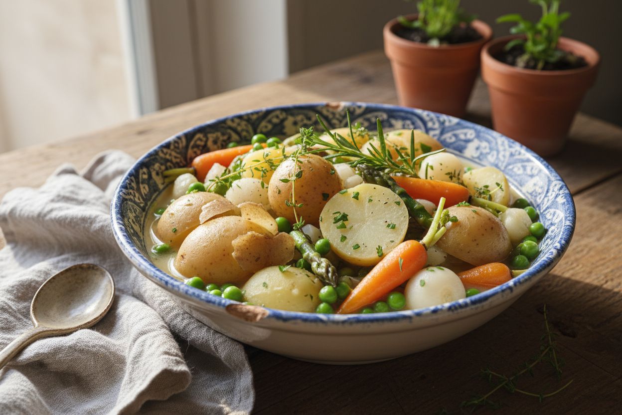 Navarin printanier végétarien