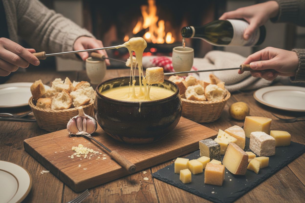 Fondue savoyarde terminé