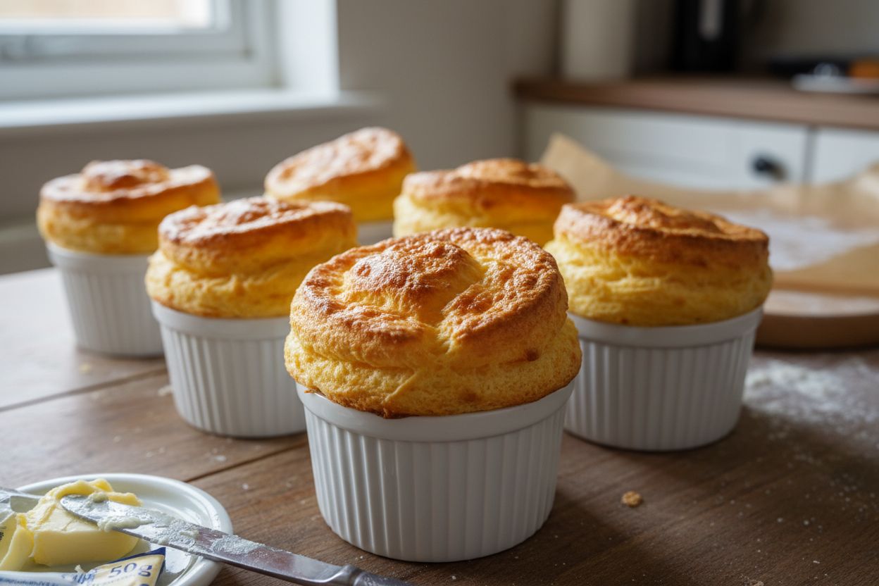 Soufflé au fromage terminé