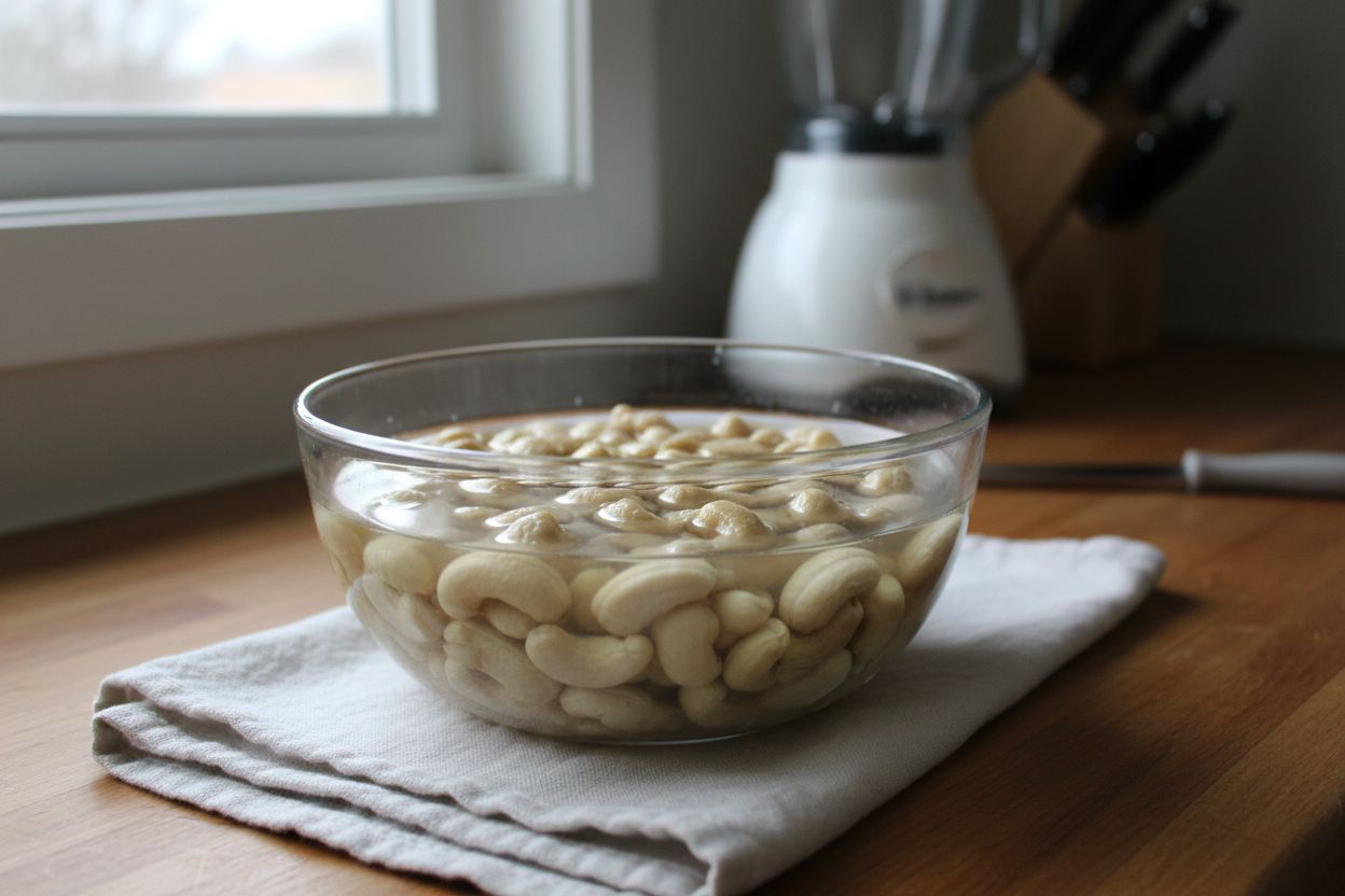 Crème fraîche végétale maison terminé