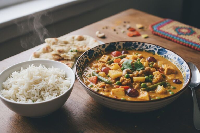 Curry Navratan Végétarien Recette Indienne Exquise