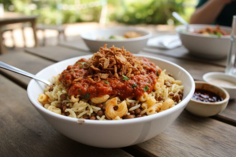 Recette Koshari Authentique Le Plat Egyptien Vegetarien Incontournable