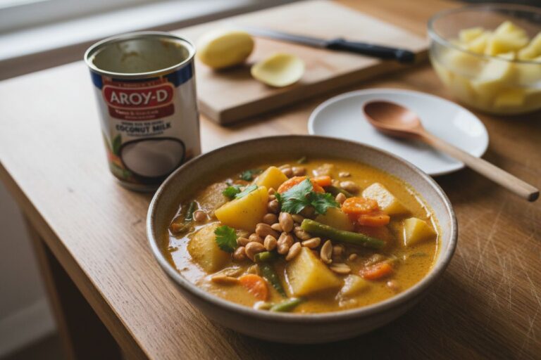 Curry Massaman végétarien Recette Thaïlandaise Authentique