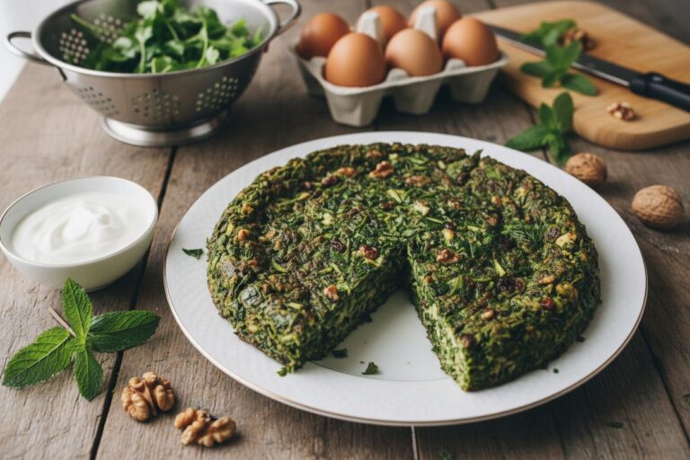 Kuku Sabzi Omelette Persane aux Herbes Fraîches Recette Facile
