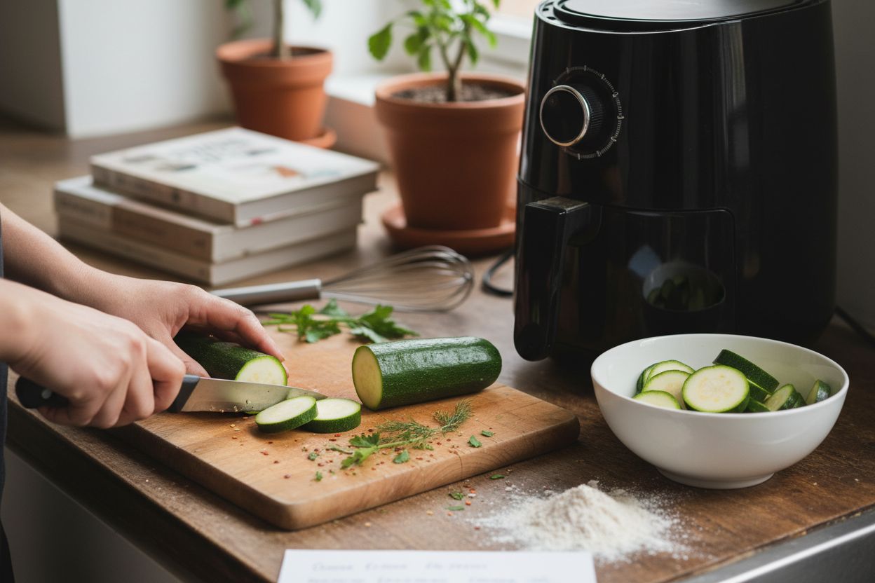 Beignets de courgettes à l'air fryer