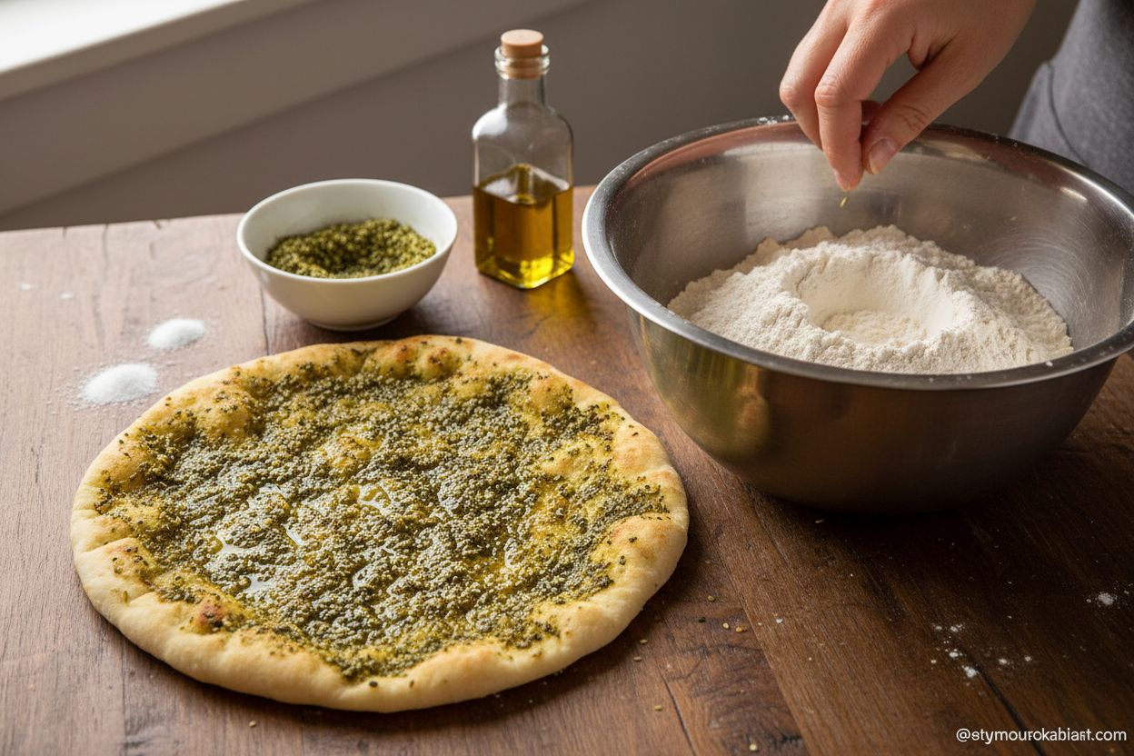 Man'ouché au zaatar