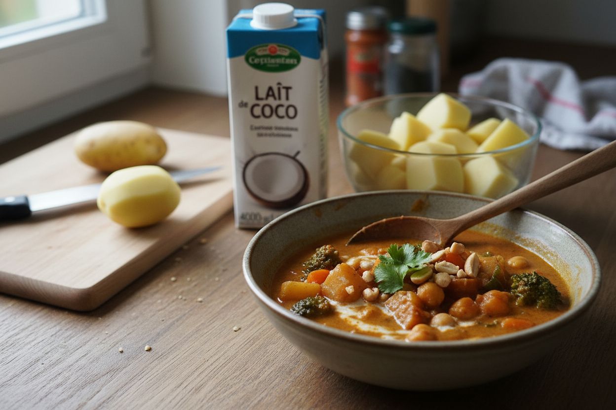 Massaman curry végétarien
