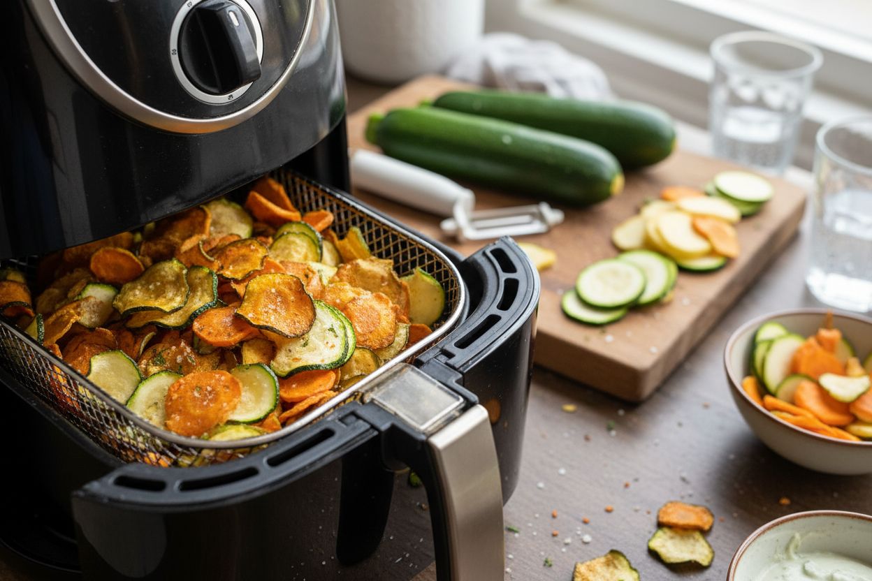 Chips de légumes à l'air fryer