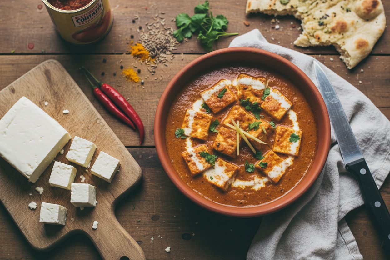 Paneer makhani terminé