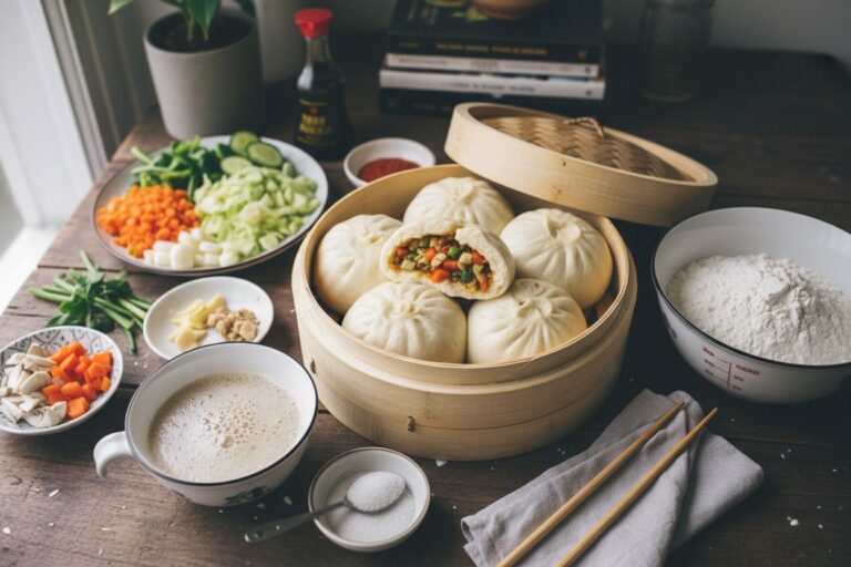 Baozi végétariens Moelleux et Parfumé Recette Facile