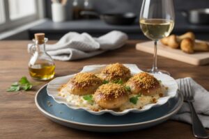 Coquilles Saint-Jacques végétales aux pleurotes