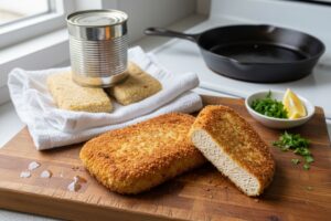 Escalope végétale panée