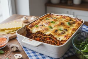 Lasagnes bolognaise végétarienne