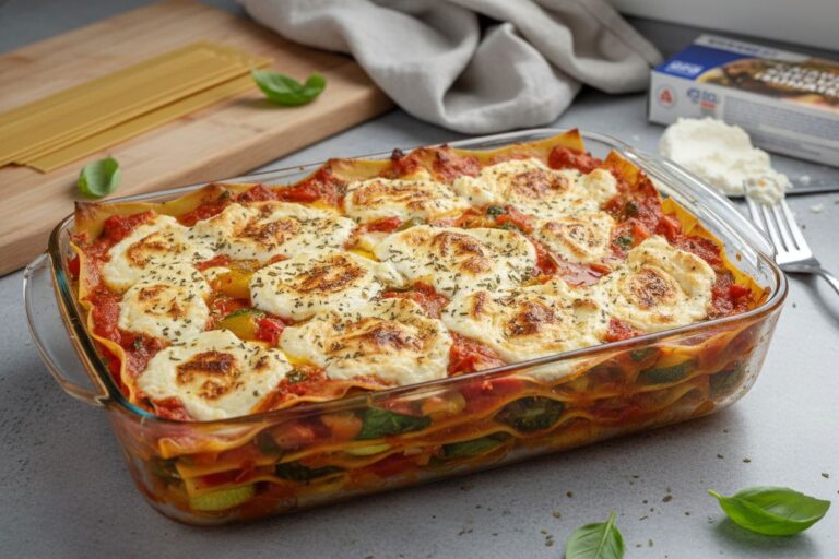 Lasagnes sans béchamel prêt à servir