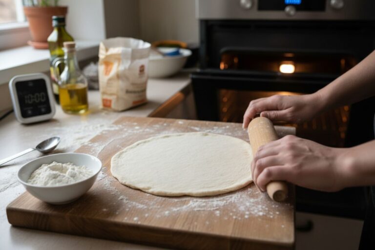 Pâte à pizza sans levure prêt à servir
