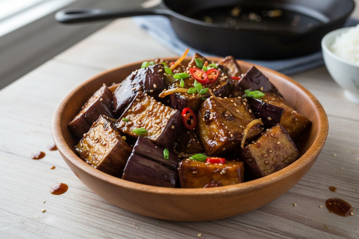 Aubergines braisées chinoises