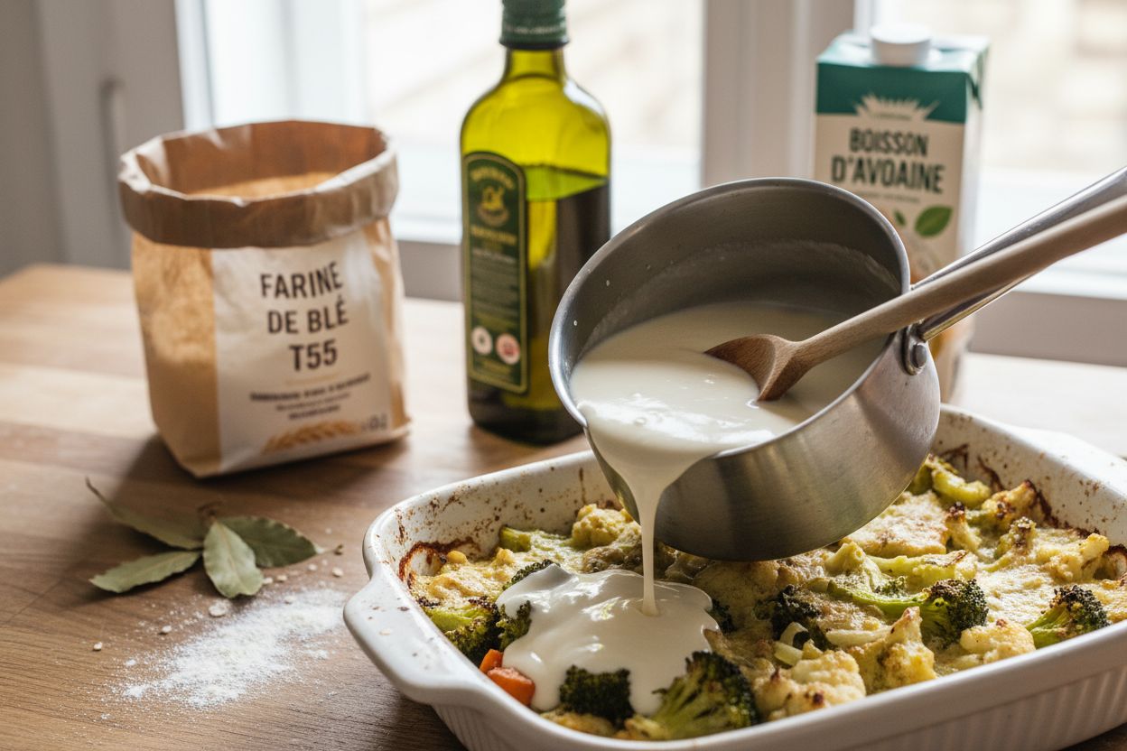 Photo de la recette : béchamel sans lait