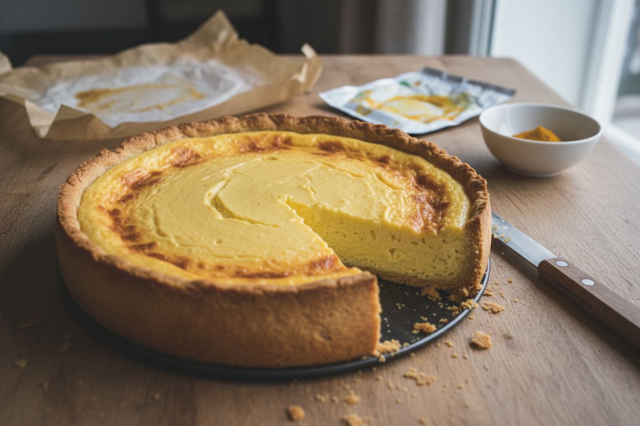 Photo de la recette : flan pâtissier sans œuf