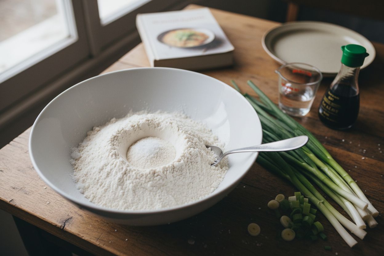 Galette coréenne aux ciboules