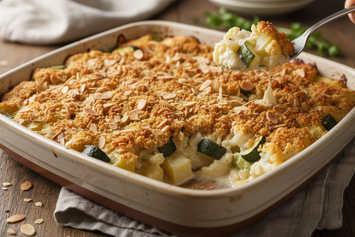 Photo de la recette : gratin de légumes sans fromage