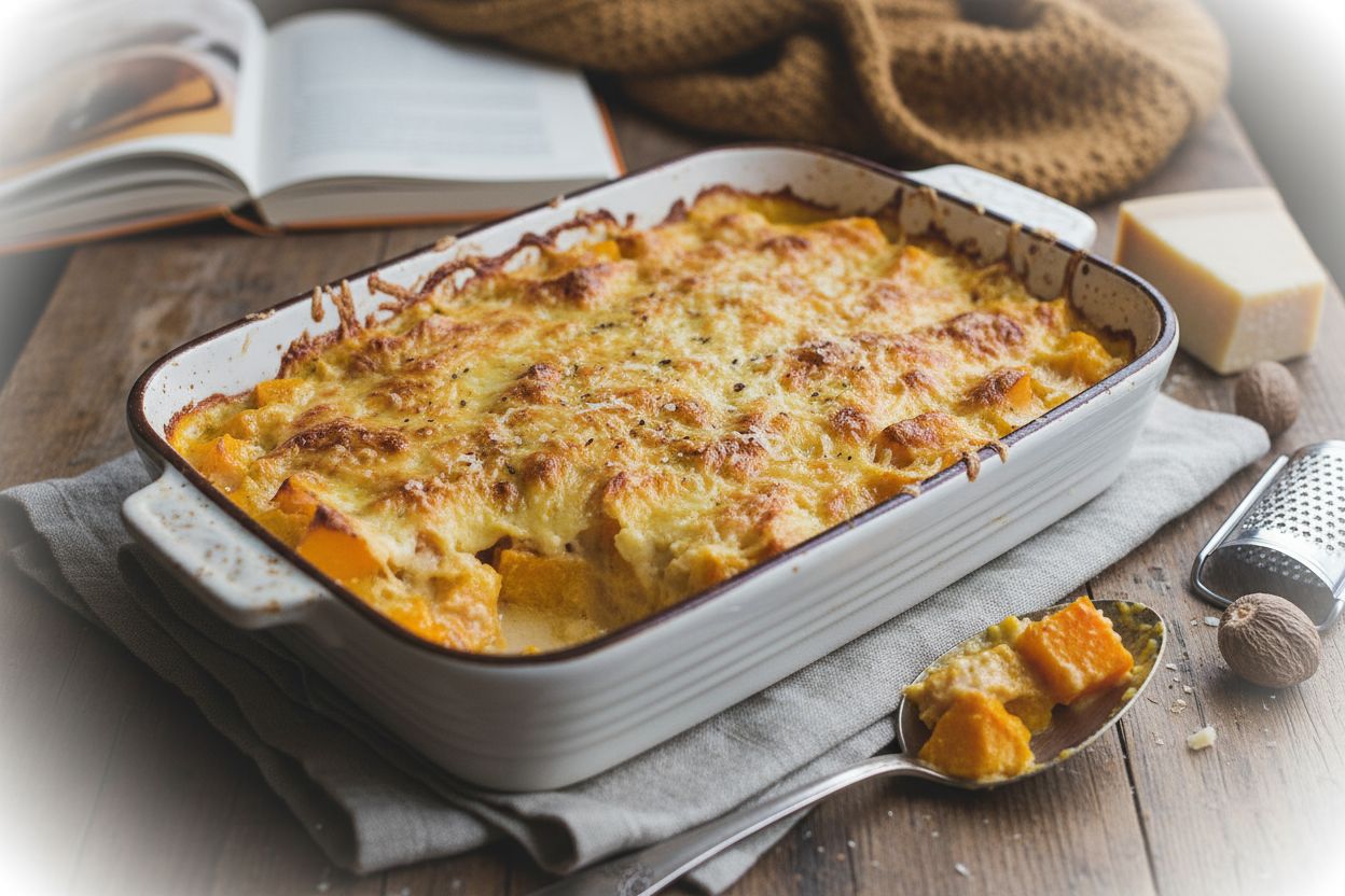 Photo de la recette : gratin de potiron