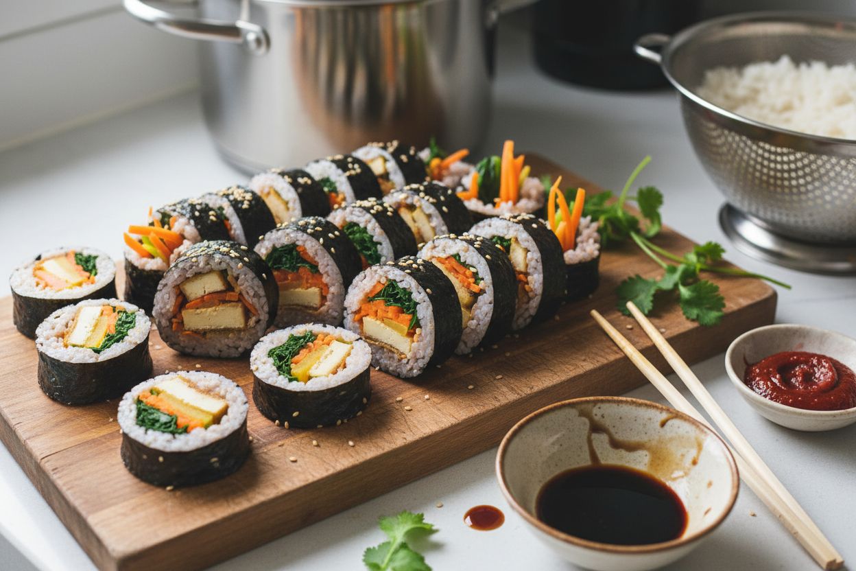 Makis coréens végétariens