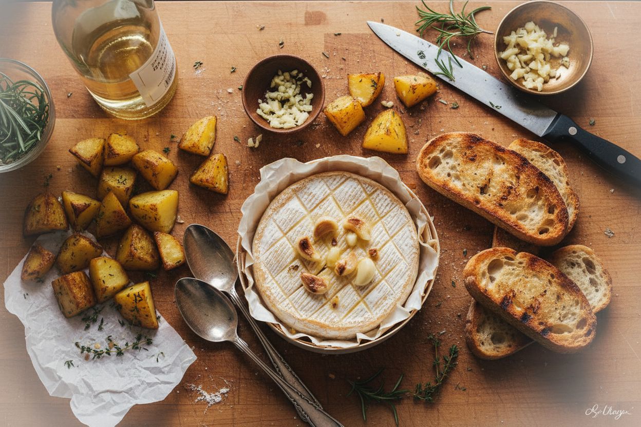Préparation de la recette : mont d'or chaud au four